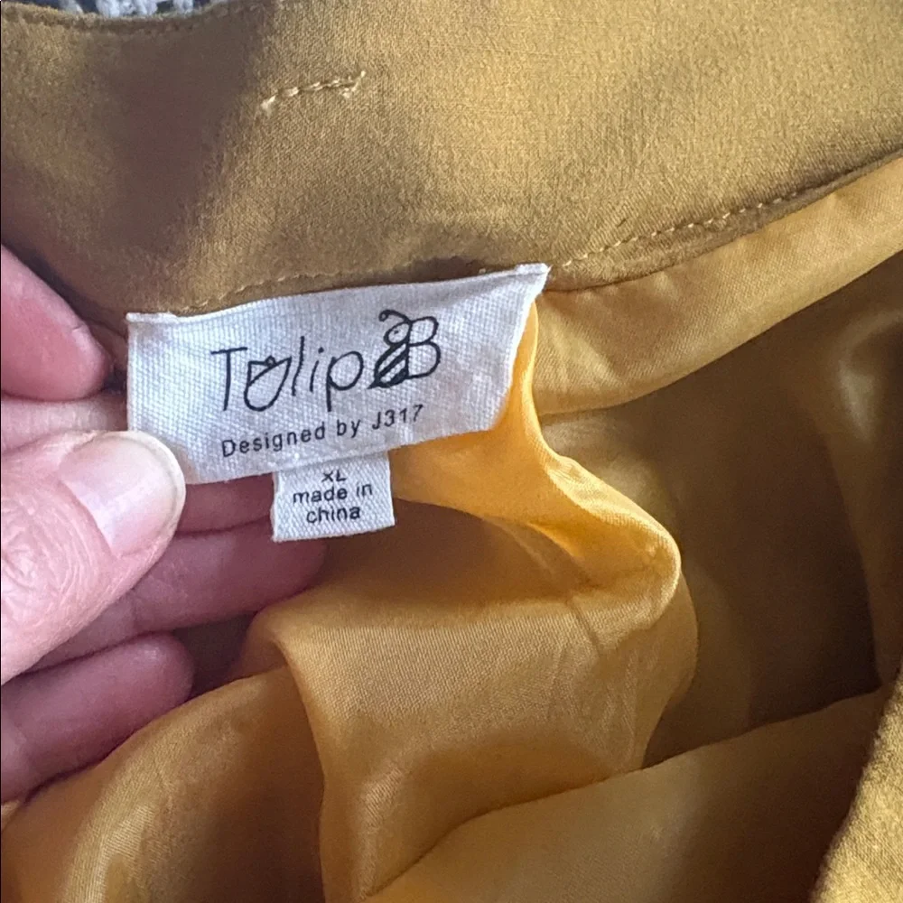 Tulip B Ochre Skirt sz XL - Picture 2 of 4